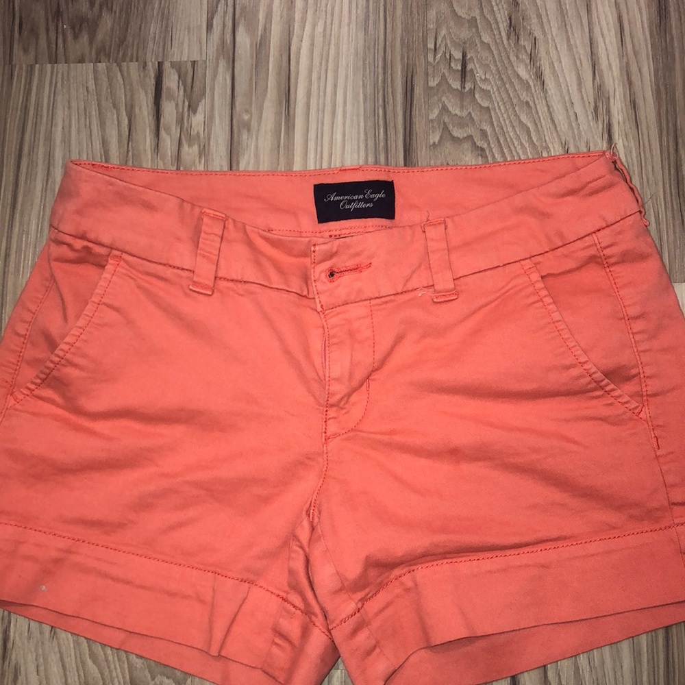 Coral American eagle shorts